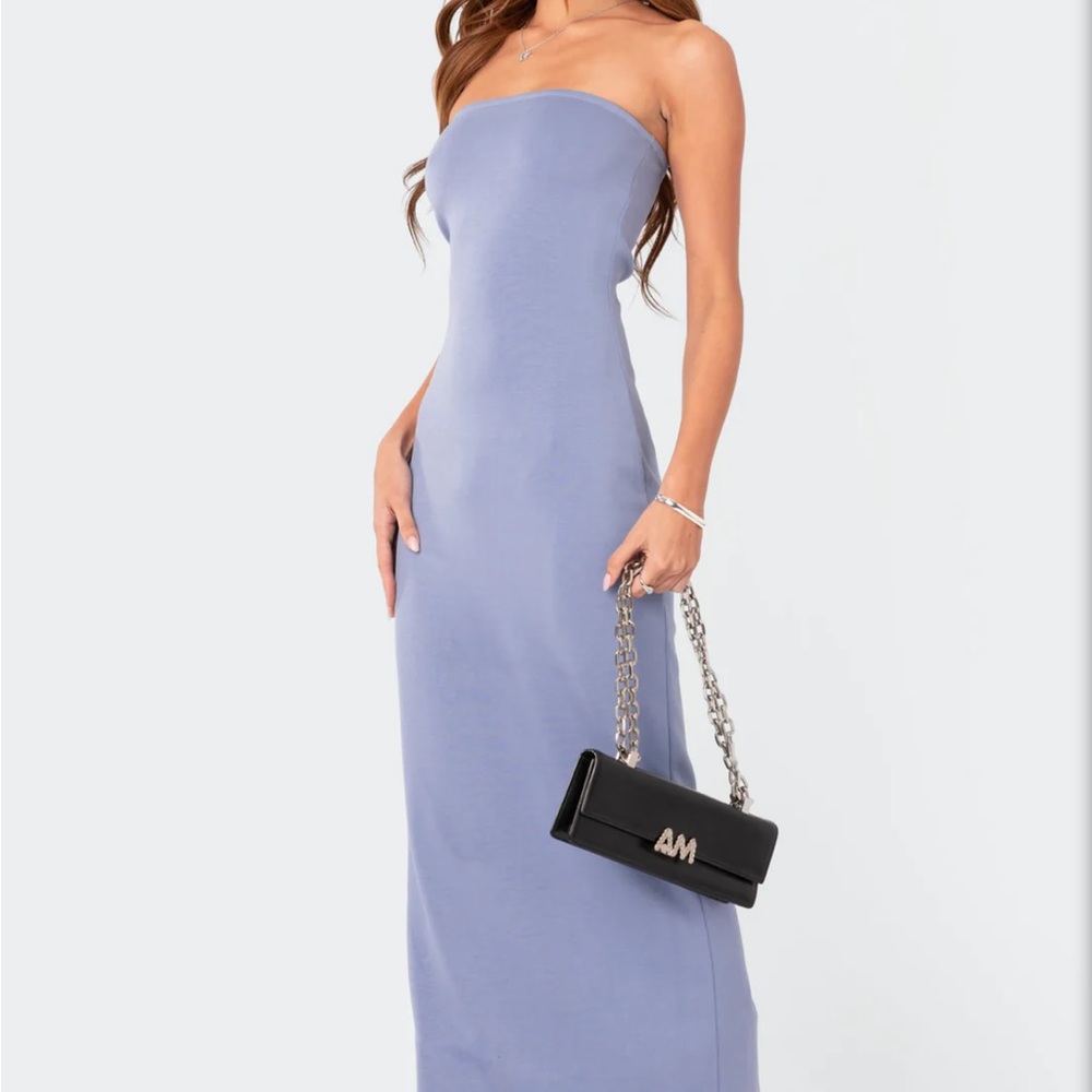 Strapless maxi dress